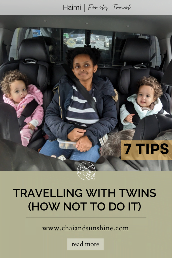 travelling with twin toddlers (7 tips and how not to do it)