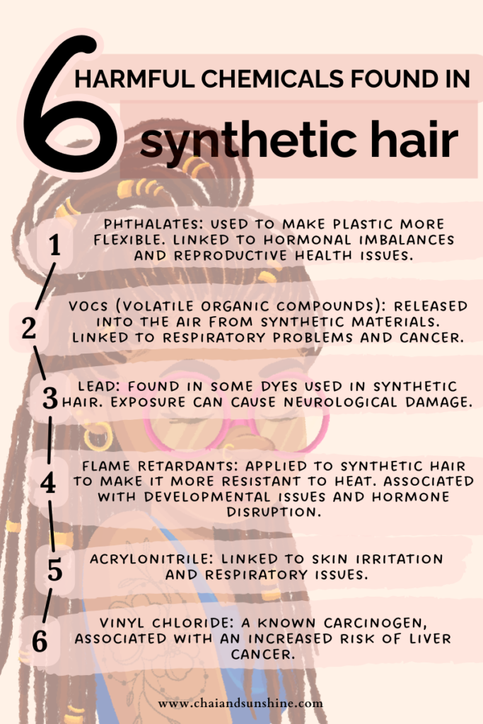 6 harmful chemicals found in synthetic hair